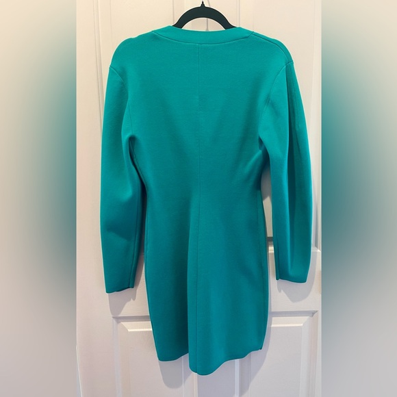 NWT A.L.C. Nate Button Down Sweater Dress Size Small Jade Green Teal - Picture 5 of 12